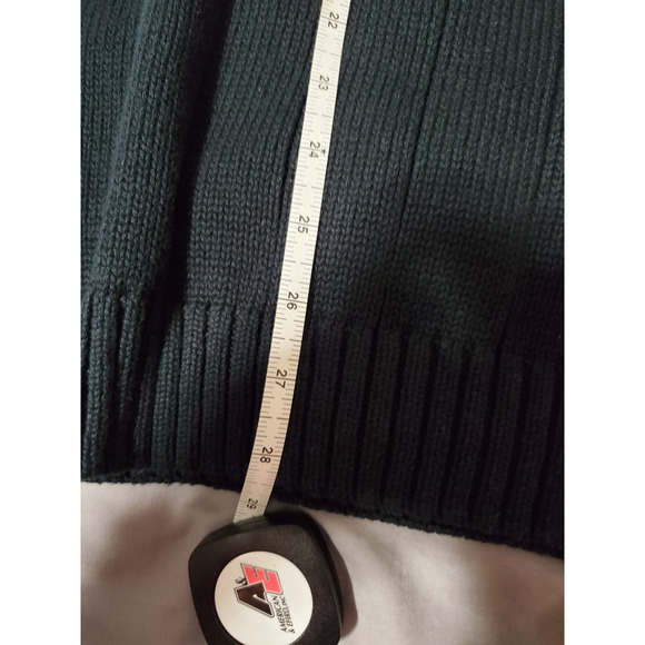 Dockers Men’s Nordic Pattern Cotton Jacquard Sweater Half-Zip Black Size L NWT - Picture 8 of 12